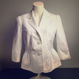The Limited white casual jacket